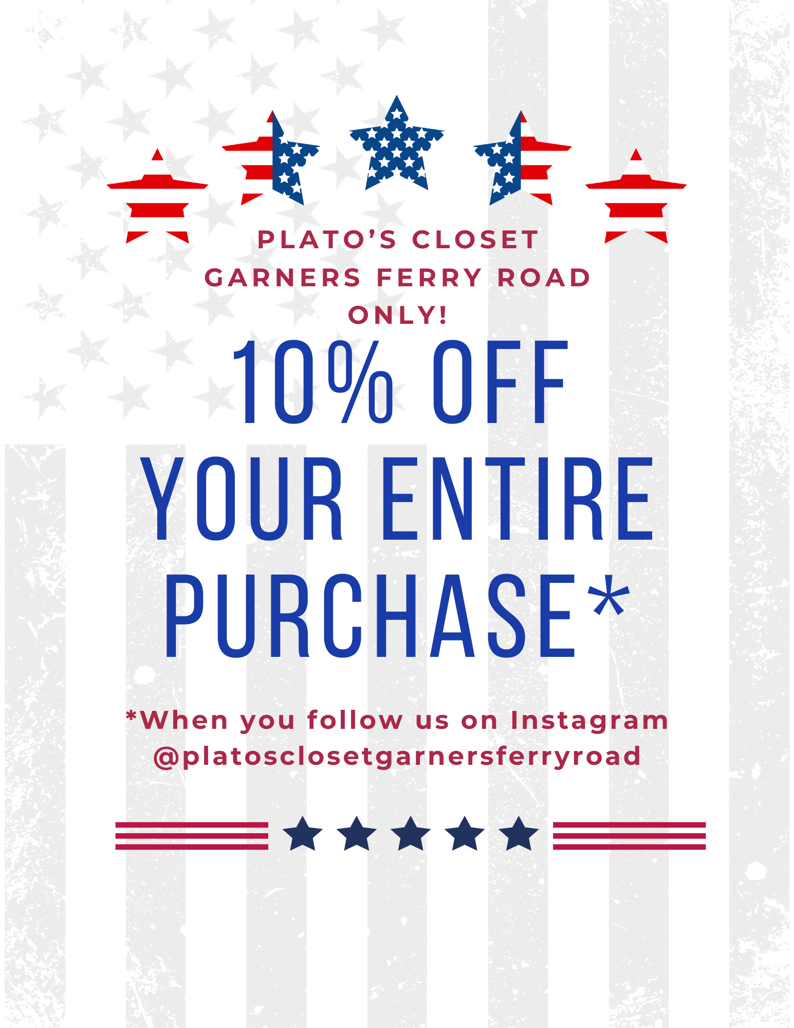 Follow us on Instagram